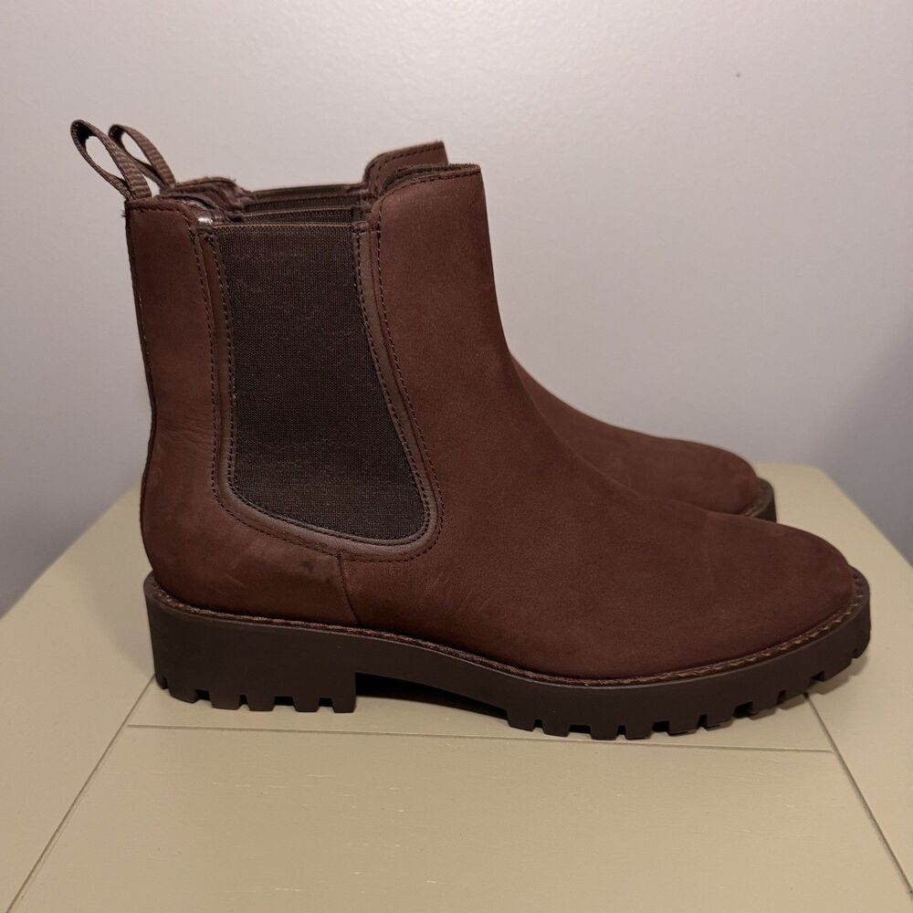 NEW Thursday Everyday Legend Women's Chelsea Boots- Truffle Brown Nubuck, Size 7